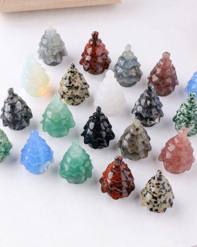 Mini Christmas Crystal Trees Festival Ornaments Wholesale