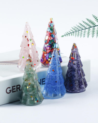 Minimalist Crystal Ornament Christmas Tree with Sequins Wholesale