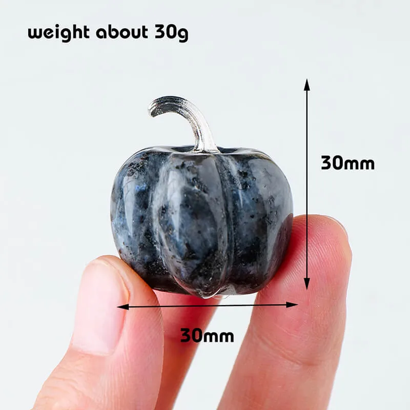 Minimalist Pumpkin-Shaped Stone Carvings Home Decor