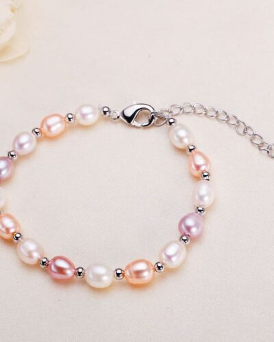 Minimalist Rice Pearl Freshwater Pearl Bracelet for Her