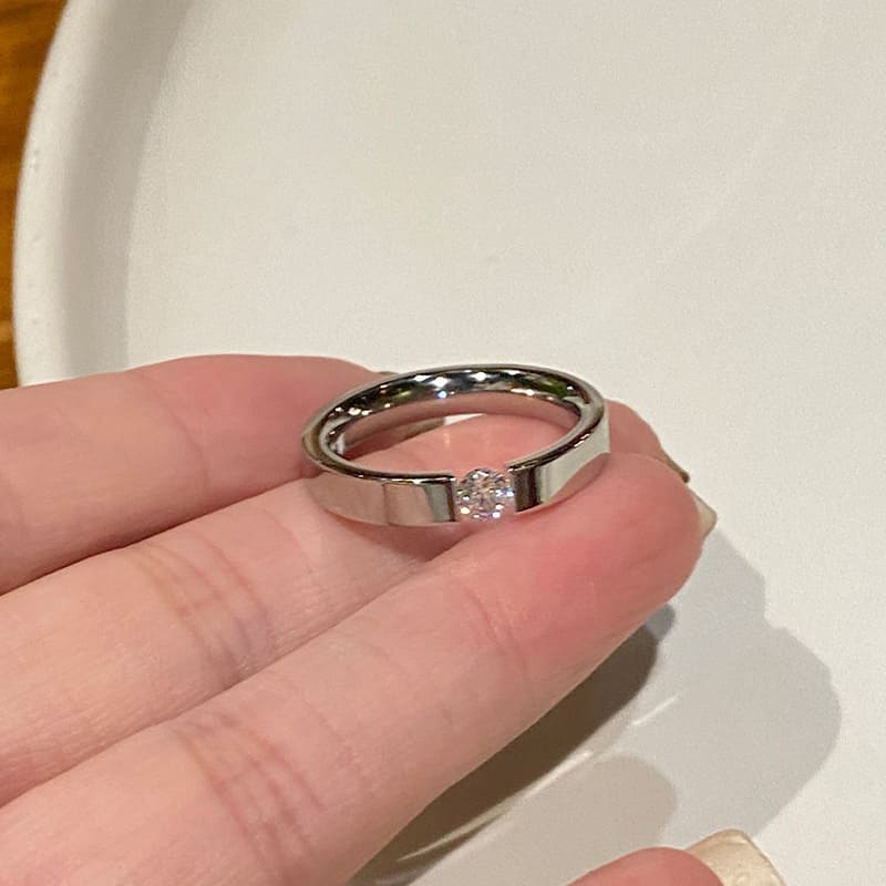 Minimalist Wedding Plain Gold Band Ring Unisex