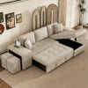 Modern L-Shape 3 Seat Sectional Sofas with Recliners