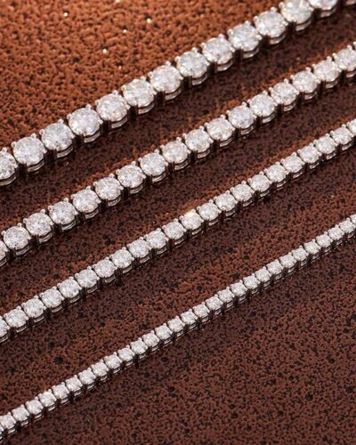 18K Gold Moissanite Diamond Tennis Braceletの別ビュー