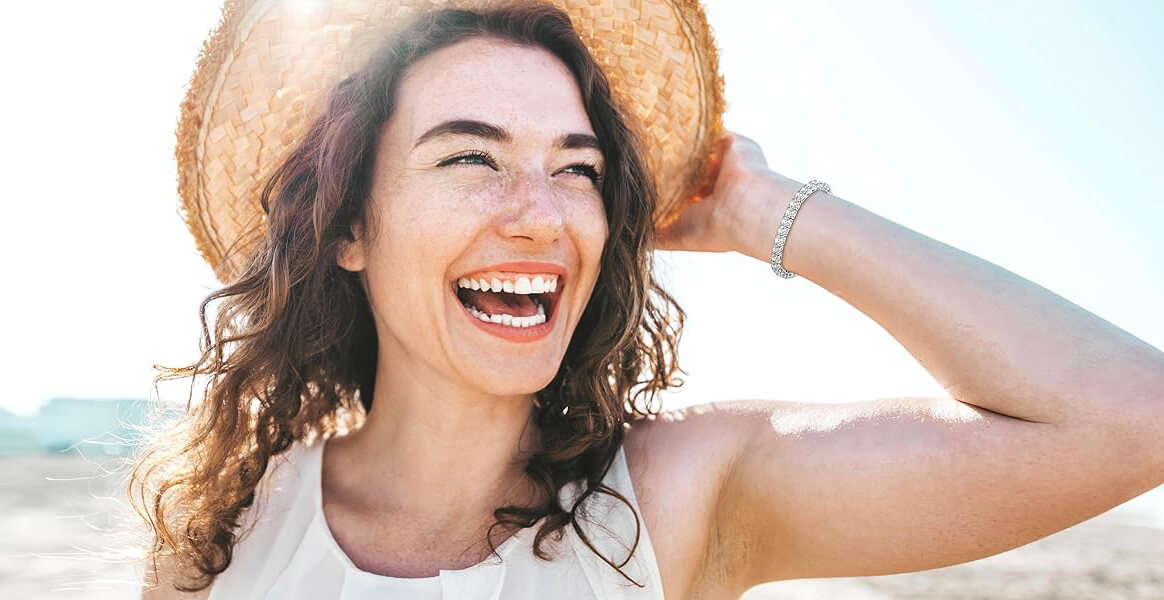 Moissanite Tennis Bracelet with 925 Sterling Silver