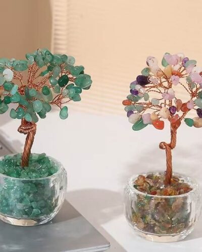 Natural Green Aventurine Crystal Trees for Sale Bulk