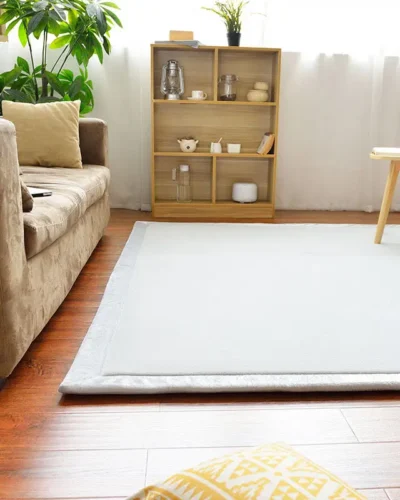 Vista alternativa dell'Non-Slip Coral Velvet Baby Crawling Mat for Toddlers