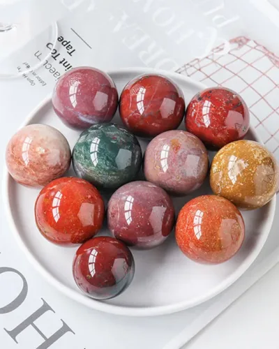 Ocean Jasper Magic Crystal Balls Bulk