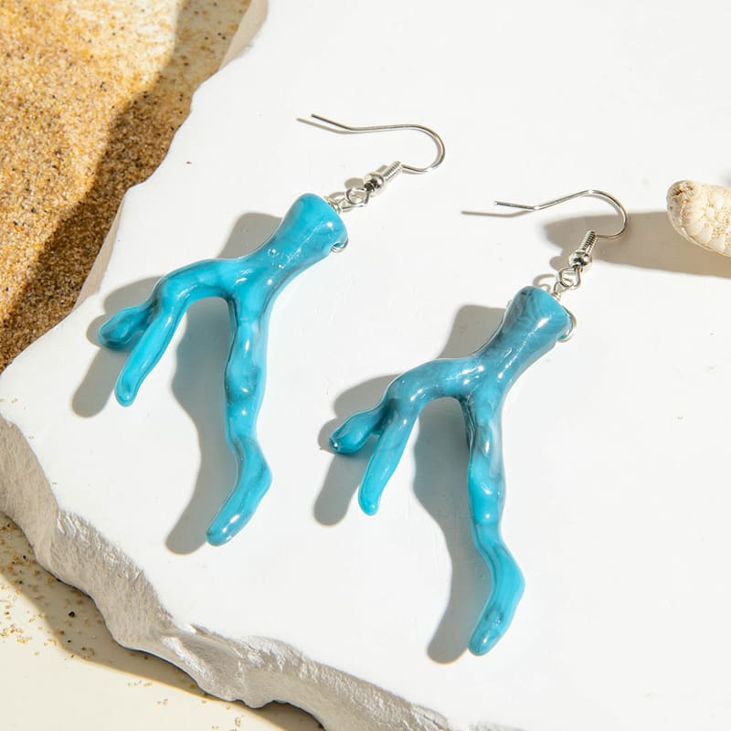 Ocean Theme Boho Vintage Earrings Vacation Style