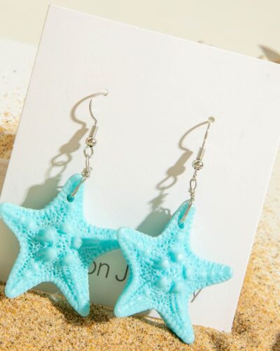 Ocean Theme Boho Vintage Earrings Vacation Style