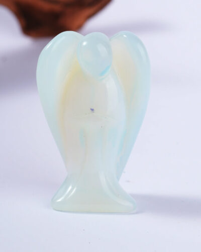 Colorful Angel Semi-Precious Gem Carvings Bulk