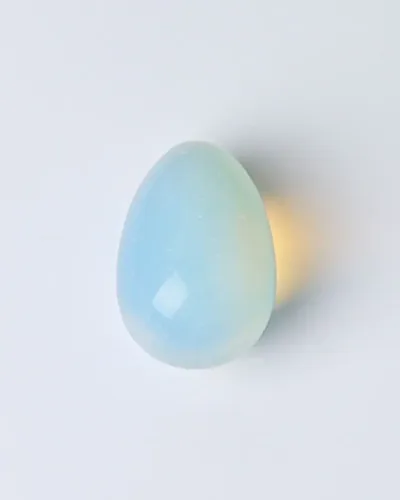 Colorful Egg-Shaped Quartz Crystal Sphere Bulk