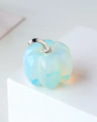 Minimalist Pumpkin-Shaped Stone Carvings Home Decor