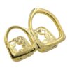 Openwork Fang Star Grillz with Gold-Plated