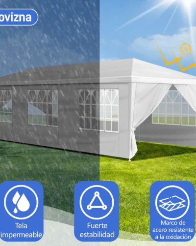 Outdoor Party Waterproof Canopy Tent with 8 Removable Sidewalls 3