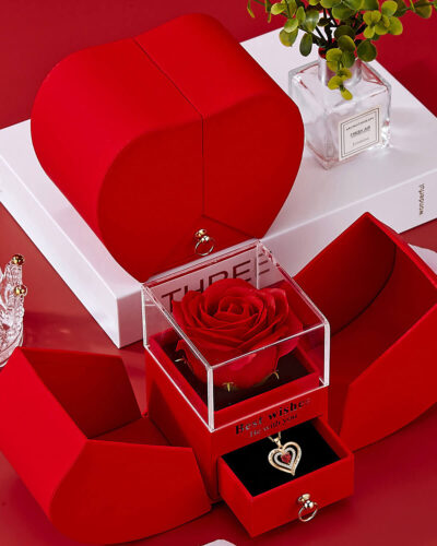 Alternative view of S925 Personalized January Birthstone Necklace Gift Box Set For Wife Girlfriend