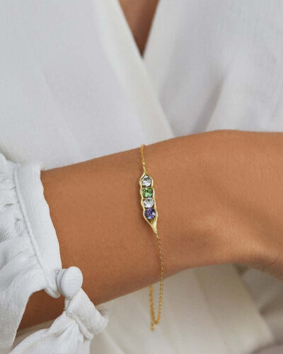 Personalized Pea Pod Bracelet 1