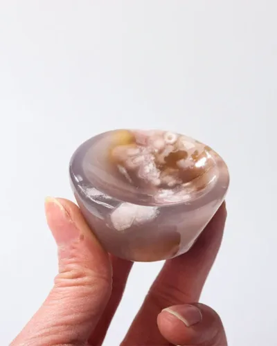 Pink Cherry Blossom Agate Crystal Carvings Wholesale