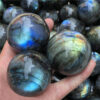 Premium Semi-Precious Labradorite Crystal Sphere Bulk