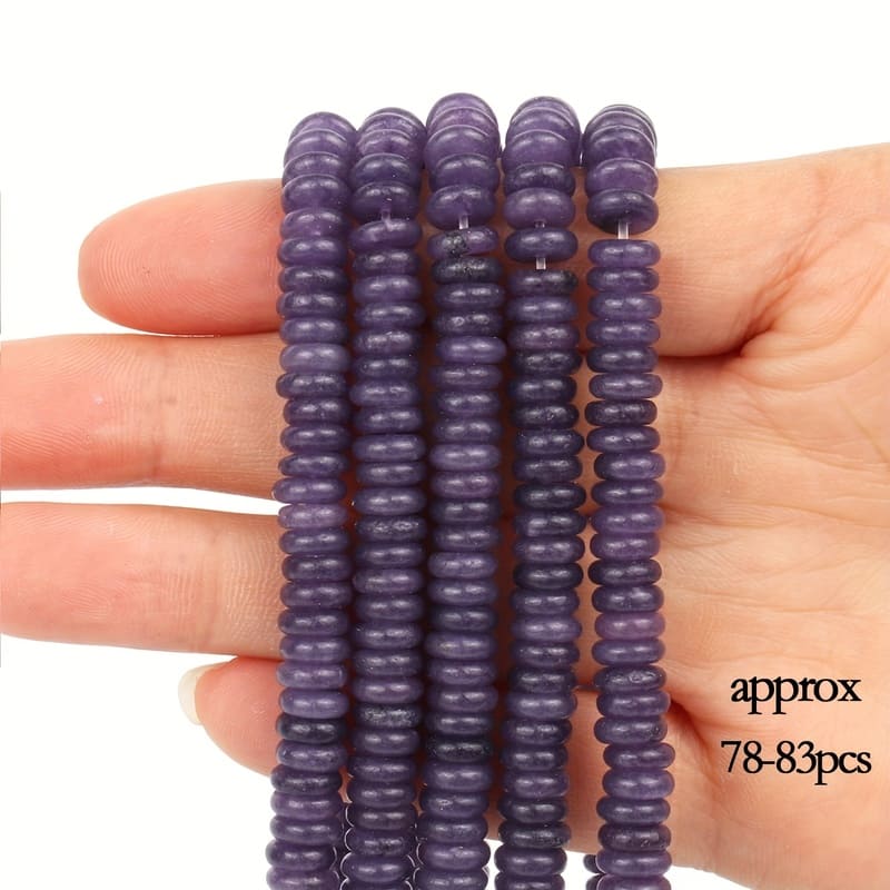 6*2MM Abacus Shape Crystal Beads Jewellery Making