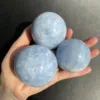 Real Blue Calcite Healing Large Crystal Ball for Sale