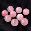 Real Pink Rose Quartz Sphere Home Decor