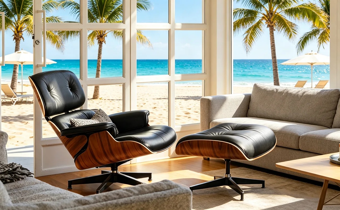 Recliner Chair With Ottoman 1