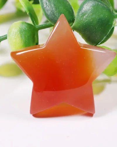 Bulk Colorful Star Shape Carved Crystals