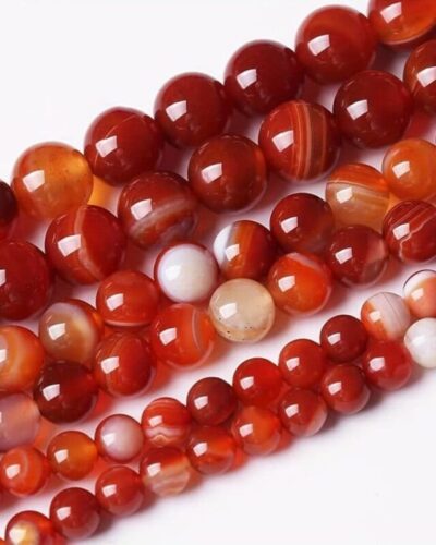 Red Carnelian Bracelets Beads Bulk DIY Making