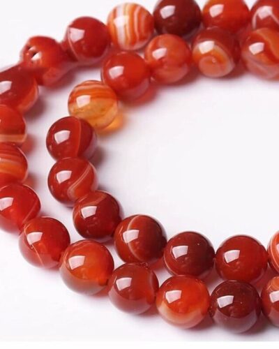 Red Carnelian Bracelets Beads Bulk DIY Making