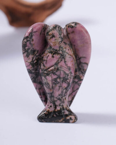 Colorful Angel Semi-Precious Gem Carvings Bulk