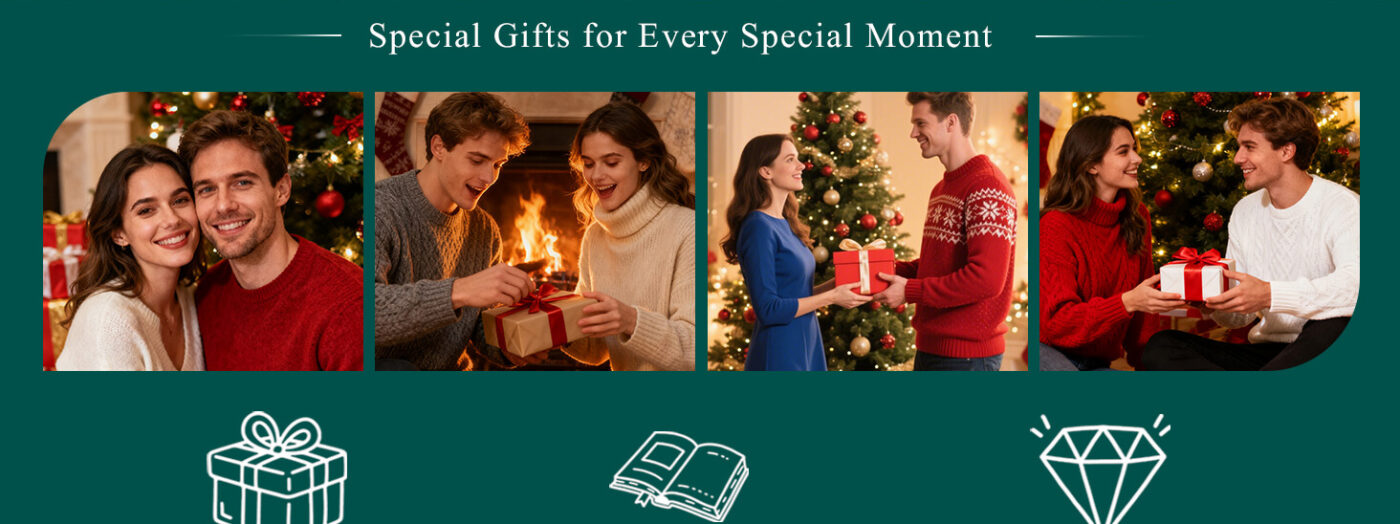 Rose Heart Double Birthstone Necklaces a2