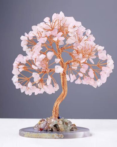 Large Tree of Life Chakras Crystal Money Trees