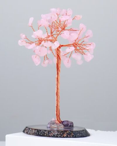 Simple Crystal Tree of Life and Chakras Agate Base Wholesale