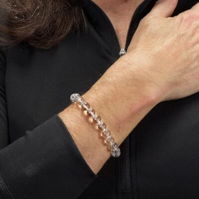 Clear Quartz Bead Bracelet