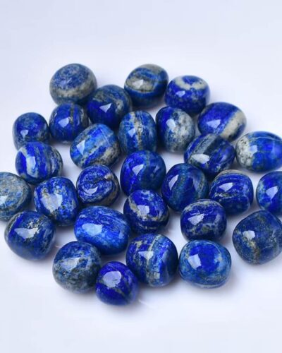 Round Blue Lapis Lazuli Tumbling Stones Bulk 0.1Kg