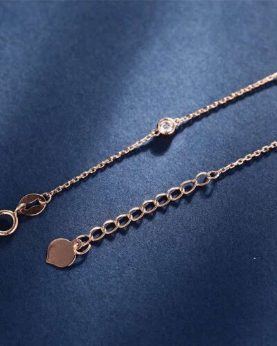 Alternatief beeld van Round Lab Diamond Bracelet with 18K Gold