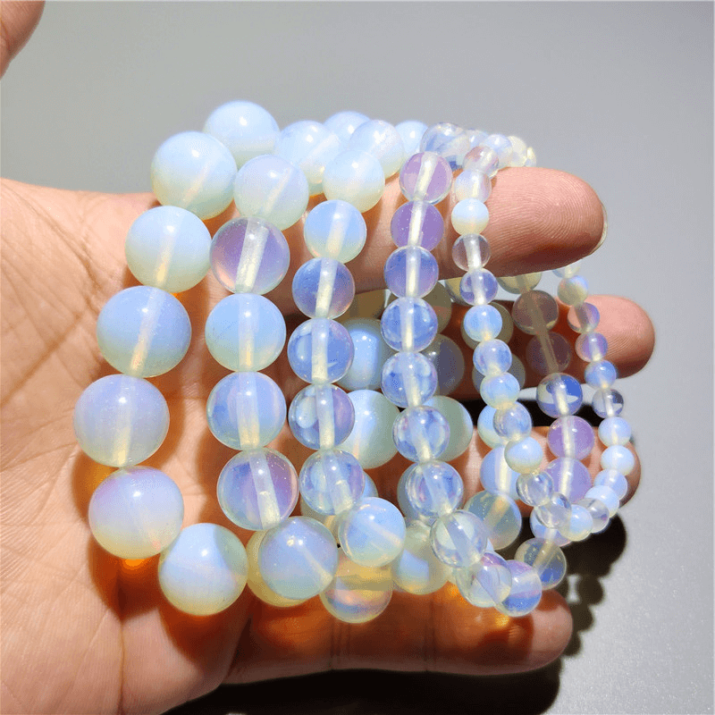 Round Opalite Bead Bracelet 3