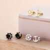 Rudder and Anchor Stainless Steel Earring Wholesale