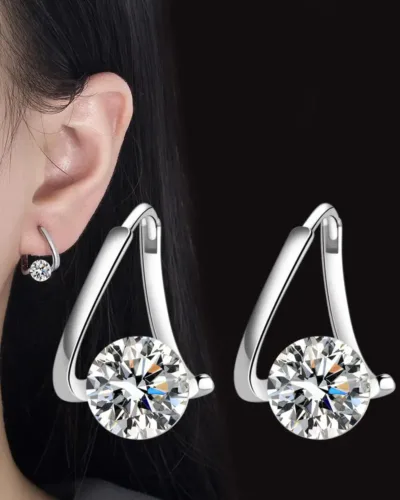 S925 Silver Lymphatic Magnetic Therapy Earrings