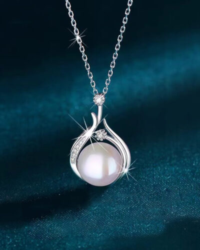 S999 Freshwater Pearl Drop Necklace Dangle Earrings 1