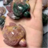 Sea Turtle Ocean Jasper Crystal Stone Carvings