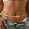 Sexy Double-Layer Adjustable Waist Chain for Ladies