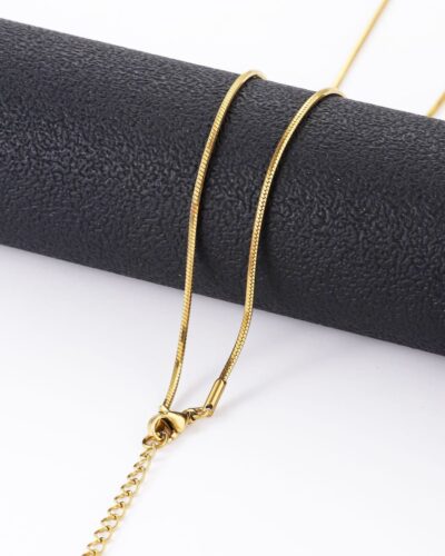 Simple Stainless Steel Snake Chain 18K Gold Plated Wholesale