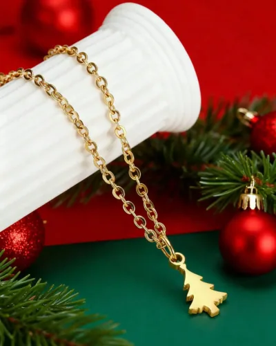 Simple Unisex Stainless Steel Necklace for Christmas 5