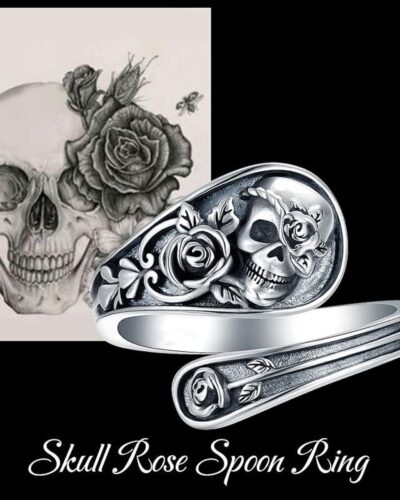 Skull Fashion Ring with Vintage Design