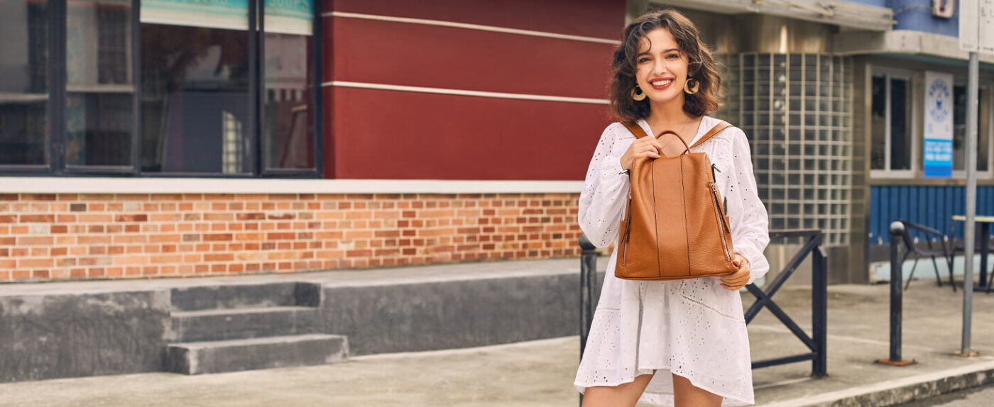 Soft Leather Backpack Purses for Women 1