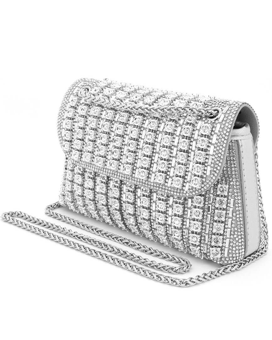 Sparkling Rhinestone Evening Clutch Purse Ladies Handbags - Image 10
