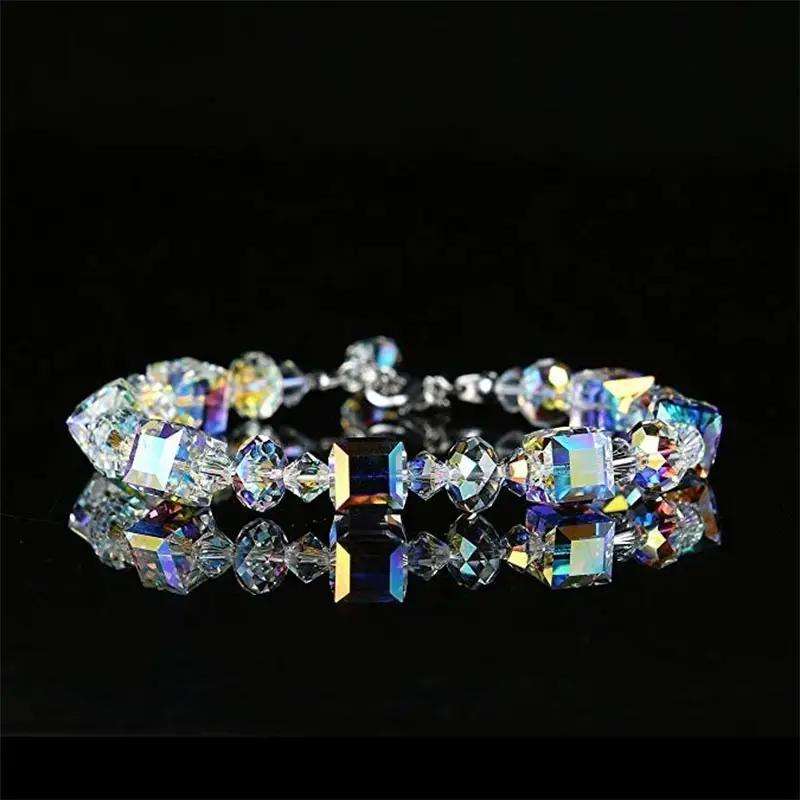 Square Cut Fashion Crystal Bracelet Wholesale