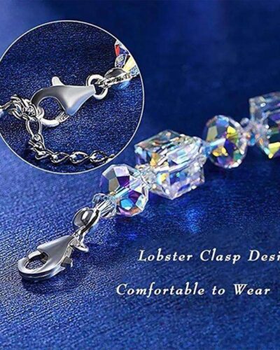 Alternativní pohled na Square Cut Fashion Crystal Bracelet