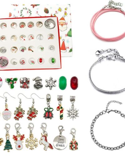 Stainless Steel Christmas Charms for Jewelry Making Box Set